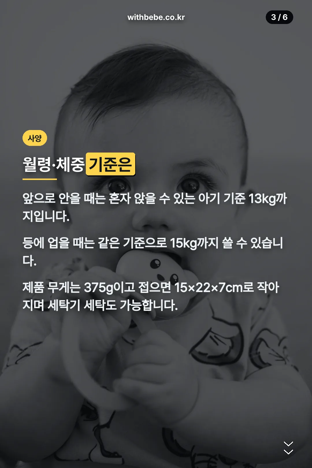 월령과 체중 기준