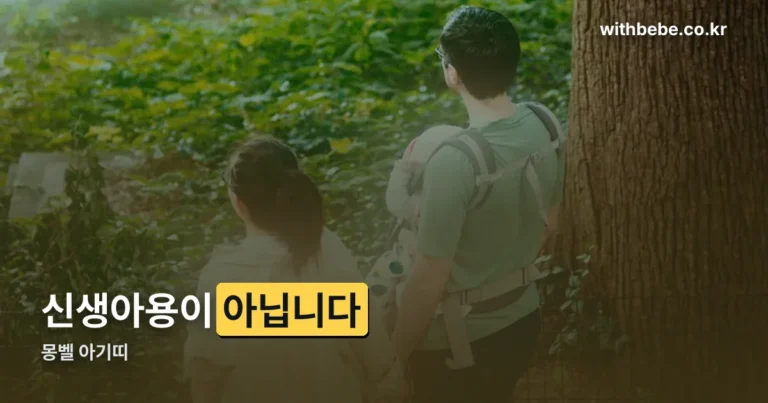 몽벨 아기띠 정리 썸네일