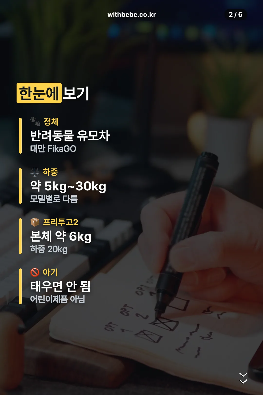 브랜드와 하중 요약