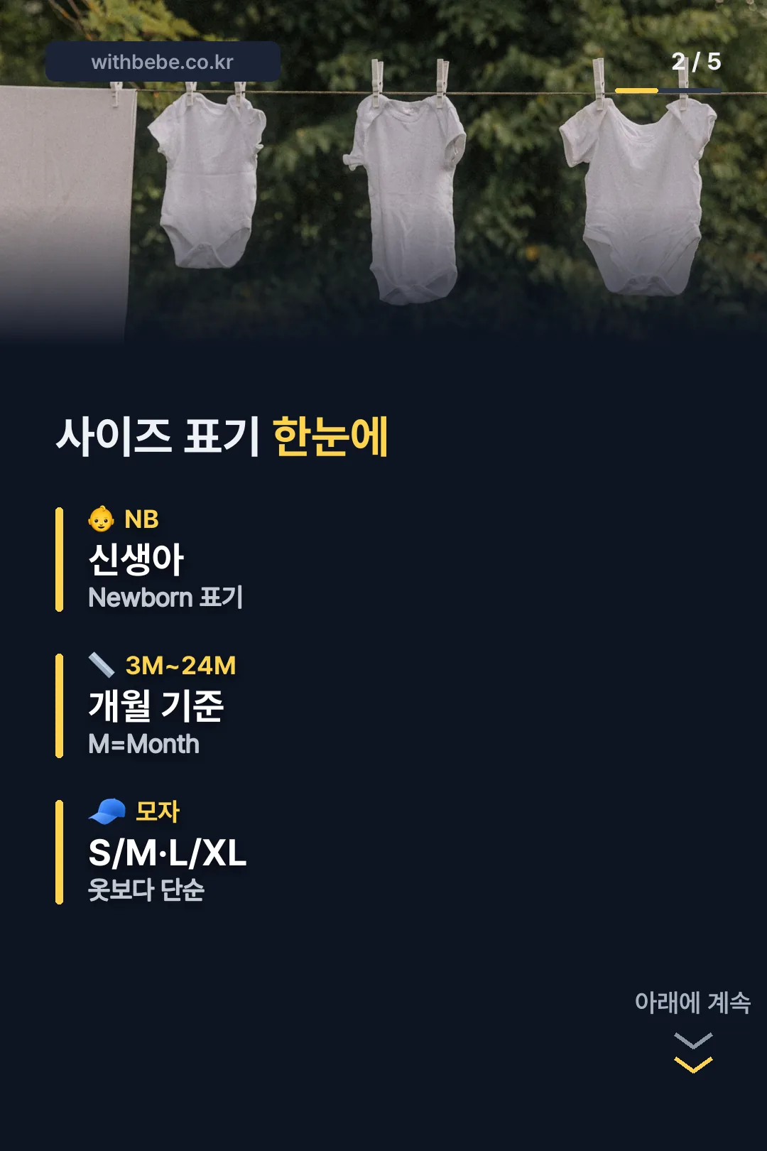 사이즈 표기 정리