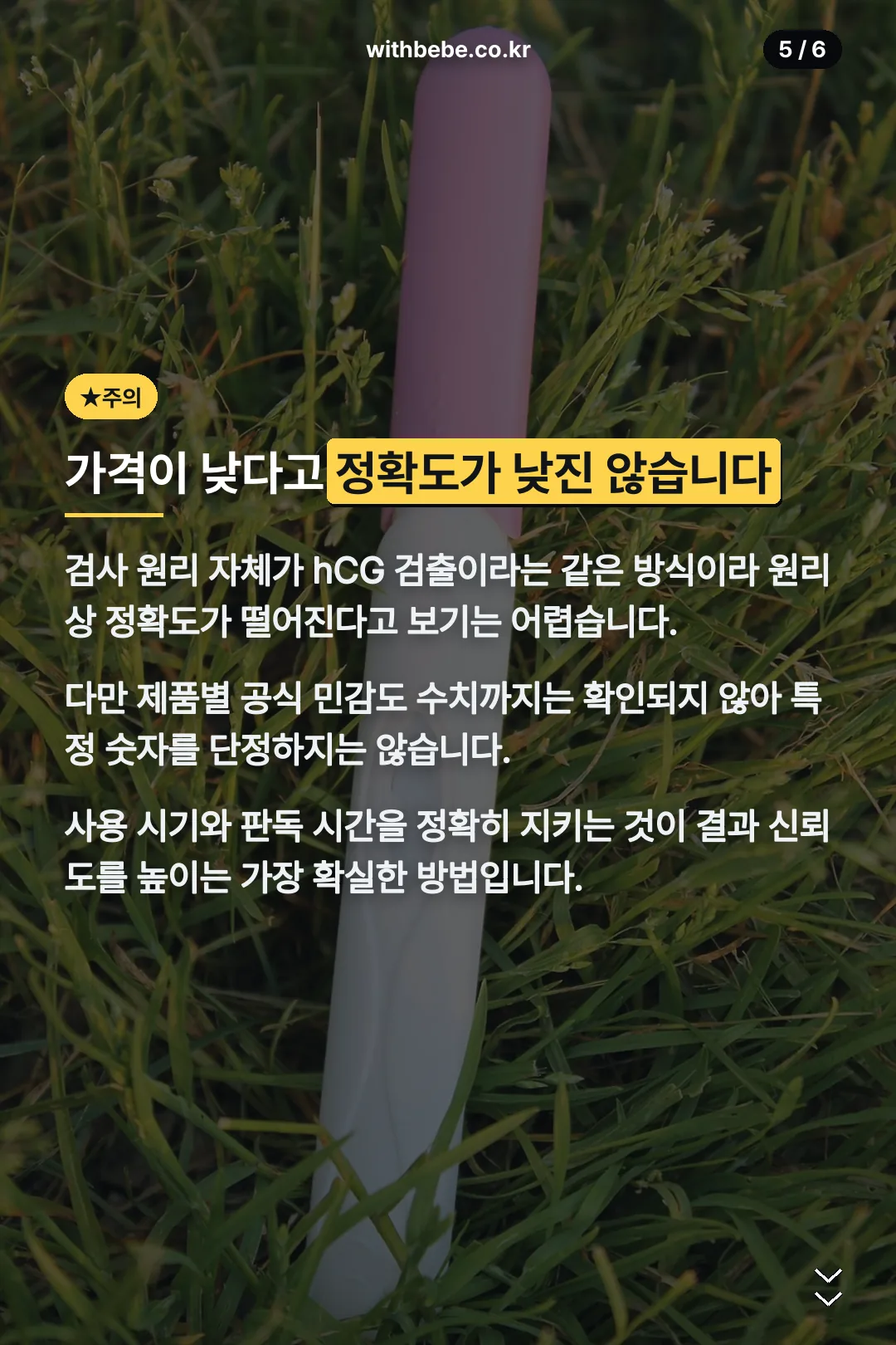 가격과 정확도 관계
