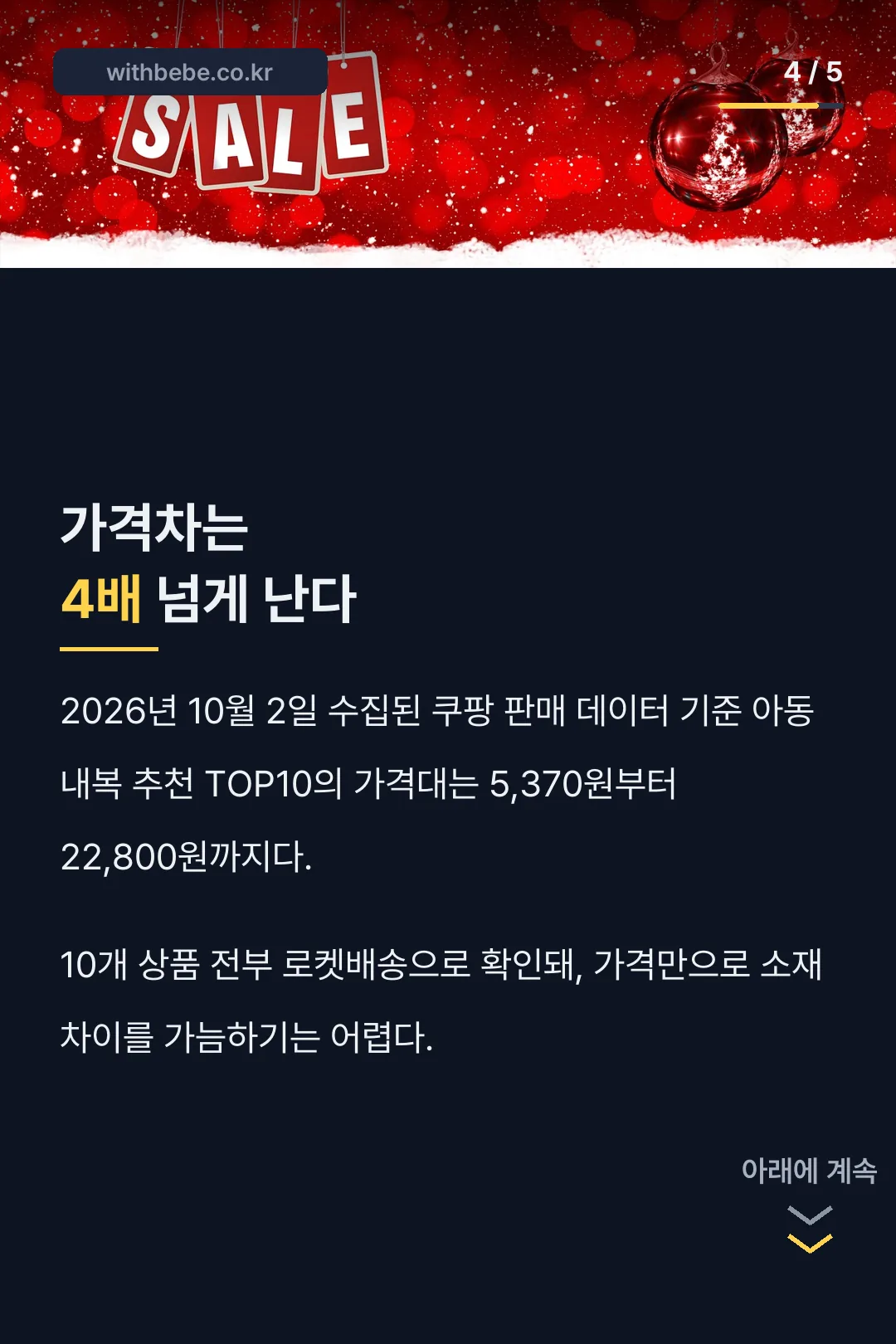 쿠팡 가격대 4배 차이