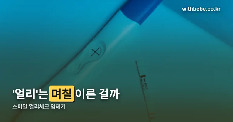 스마일 얼리체크 임테기 정리 썸네일